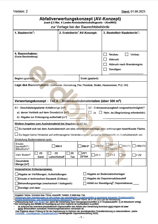 Abfallverwertungskonzept §3 Abs. 4 lkreiwig