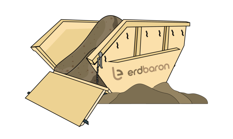 Erdaushub entsorgen Container